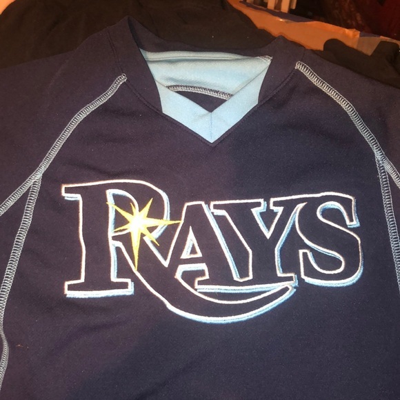 Majestic Other - Tampa Bay Rays Boys 8 Warmup Jersey Majestic